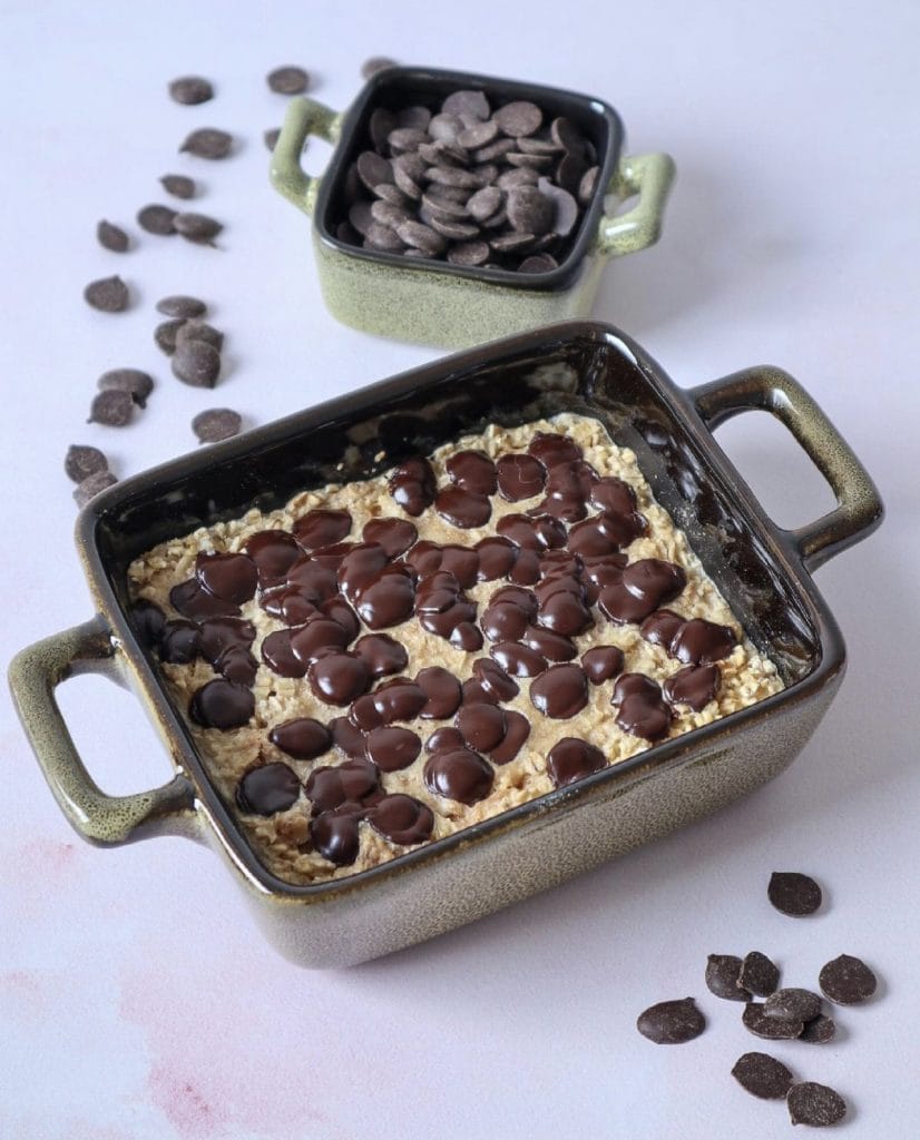 Ontbijten met vegan baked oats